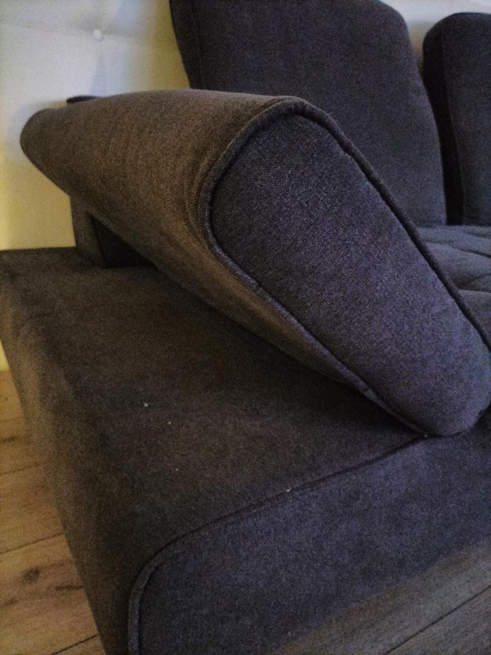 Hoekbank donker grijs