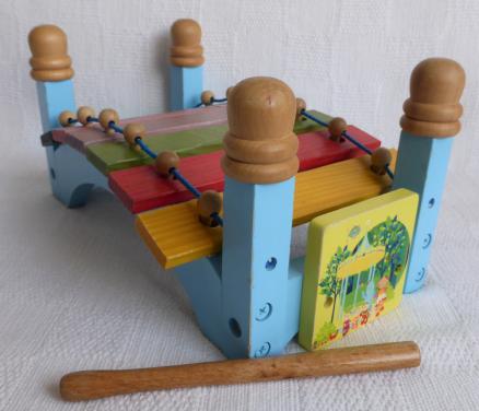 Houten speelgoed xylofoon De droomtuin