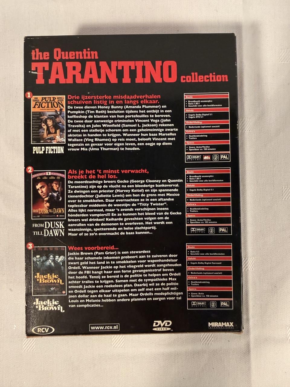 Quentin Tarantino Collection – Special Limited Edition (3 DVD Box)