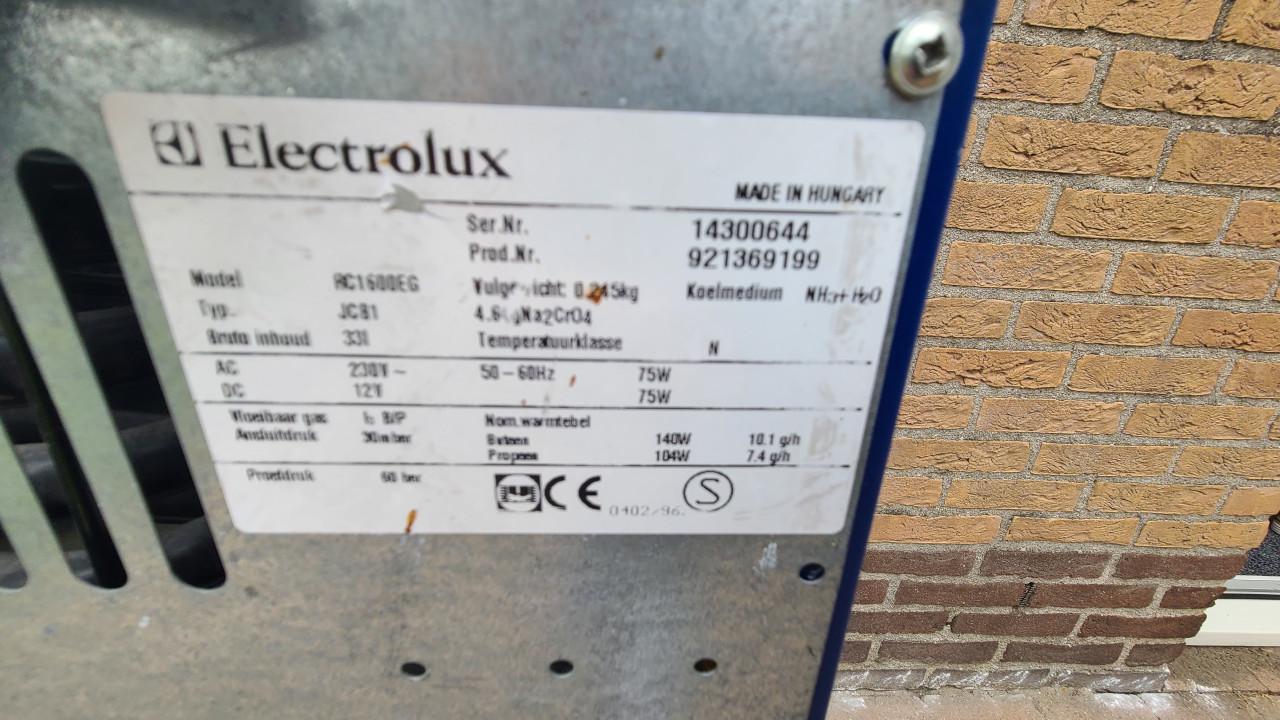 Electrolux koelbox, 33 liter, 12V, 230V en gas