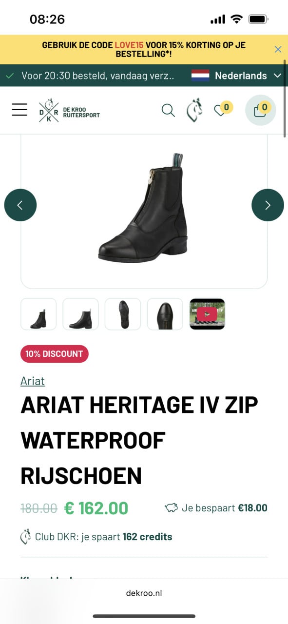 Rij schoenen (jothvers)