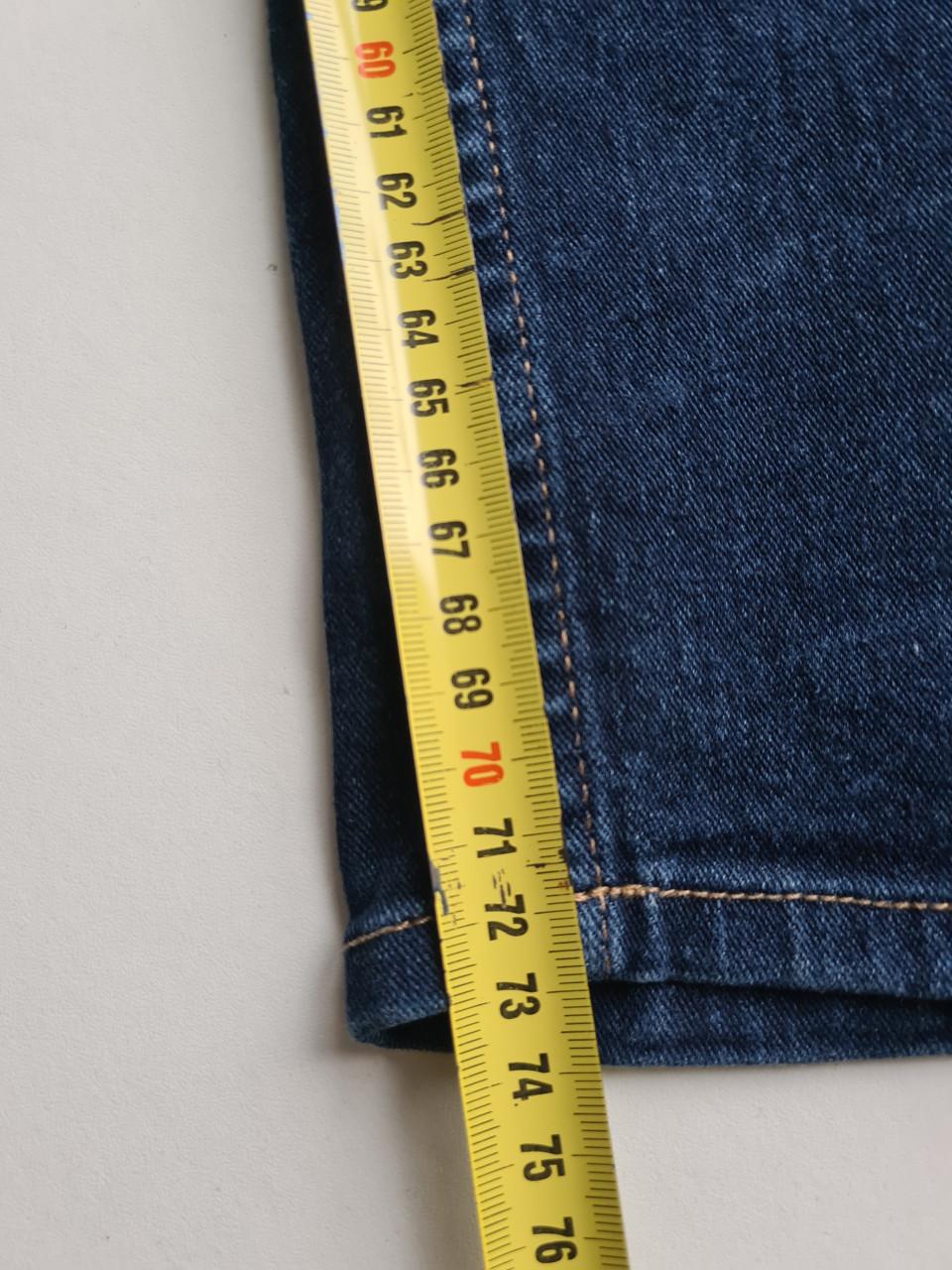 Donker blauwe skinny stretch spijkerbroek van H&M  Maat M