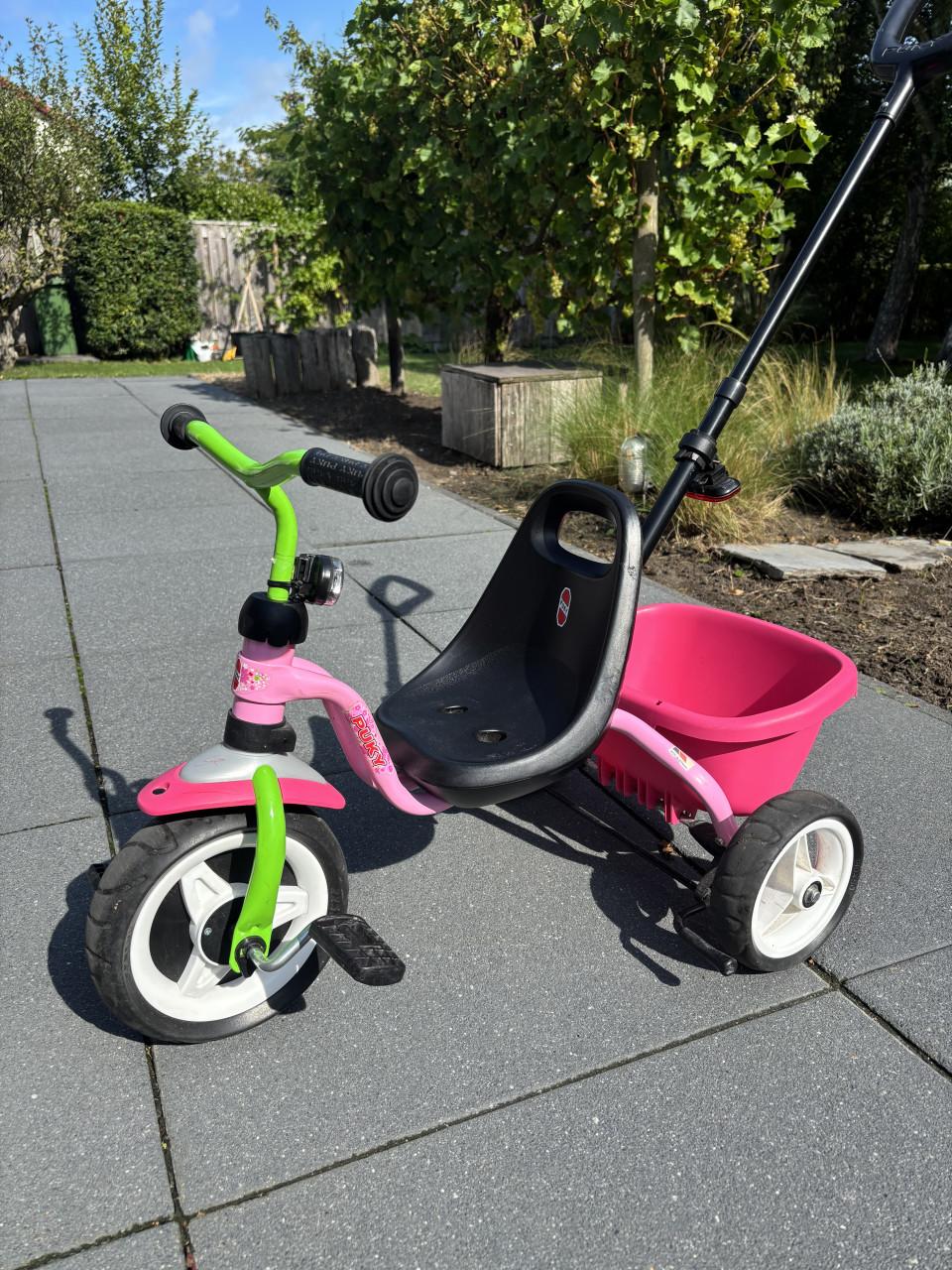 Puky driewieler met duwstang