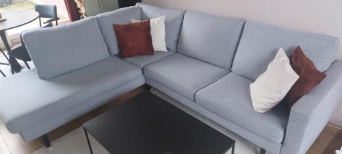 Collin Hoekbank Lichtblauw/grijs