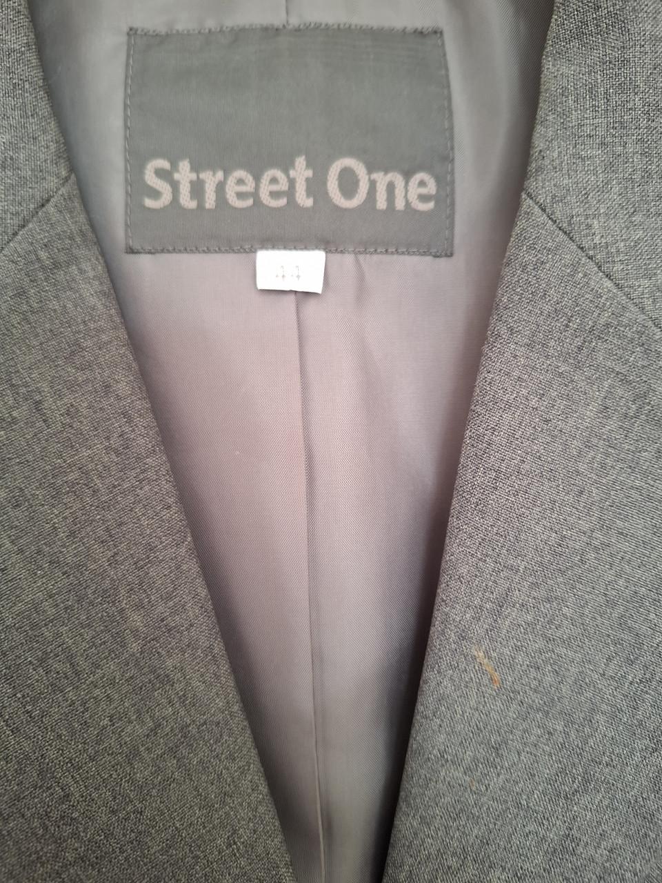 Street One dames Blazer Grijs gemêleerd. Maat 44.