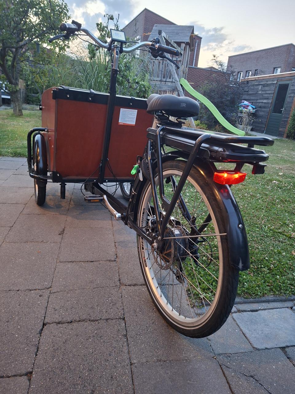 Te koop elektrische babboe big bakfiets.
