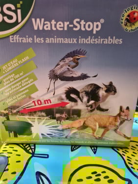 Water stop schrikken dieren