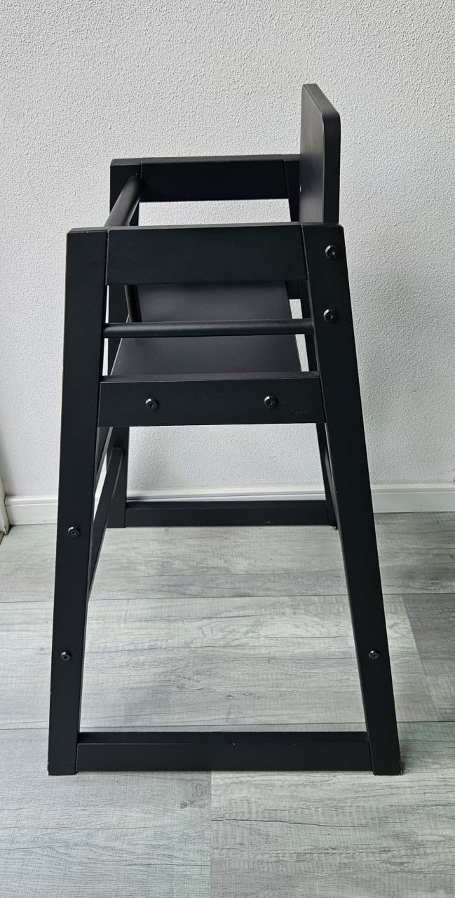 Kinderstoel mat zwart
