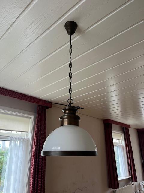 Oude gaslamp (nu met fitting)