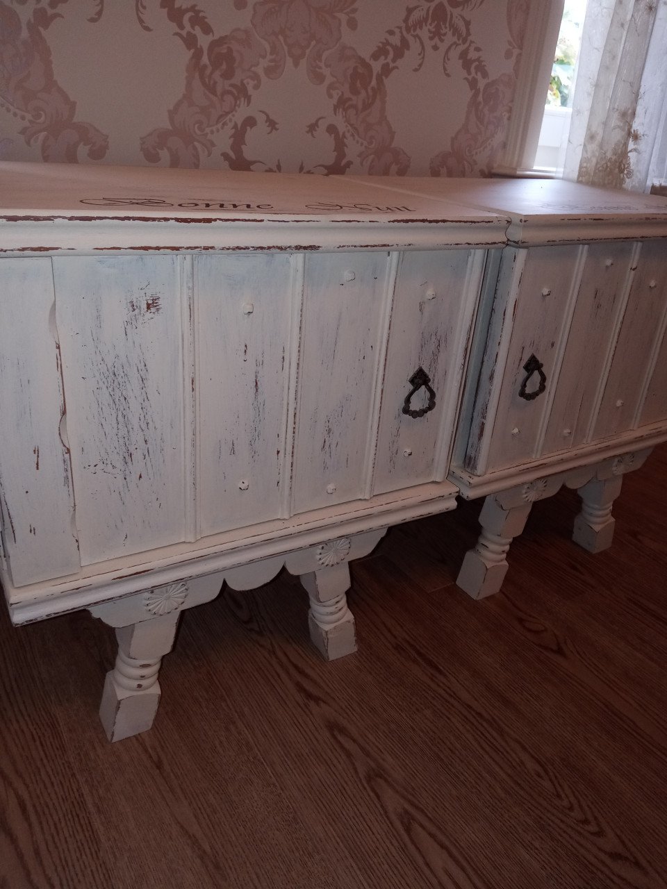 2 Brocante Nachtkastjes