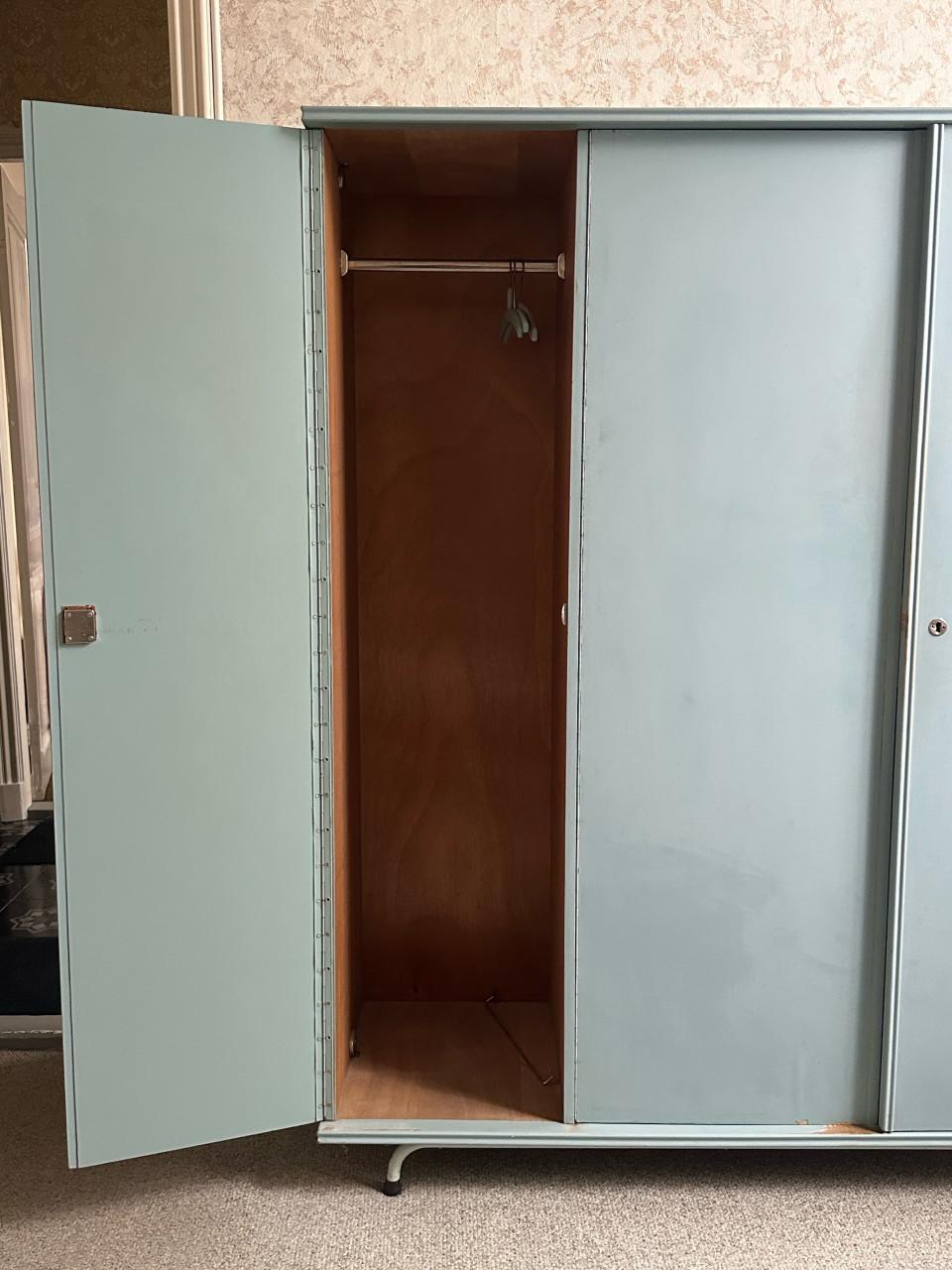 Kledingkast Auping vintage blauw