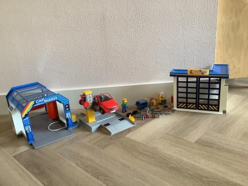 Playmobil autogarage 70202 met carwash 6571