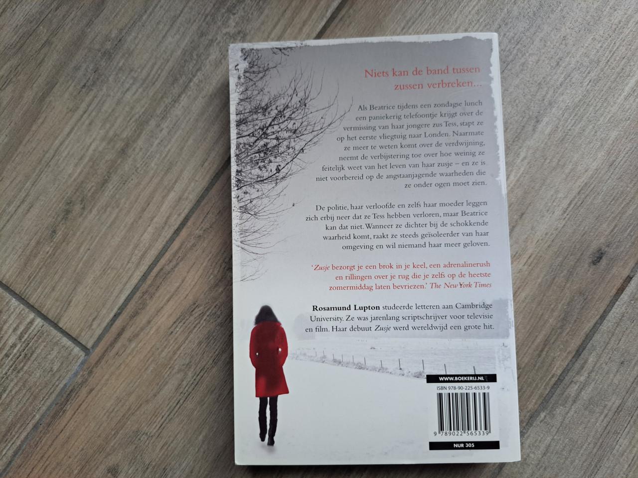 Thriller Zusje van Rosamund Lupton