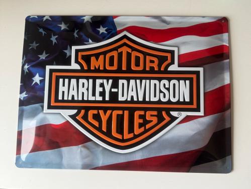 Harley Davidson Wandbord