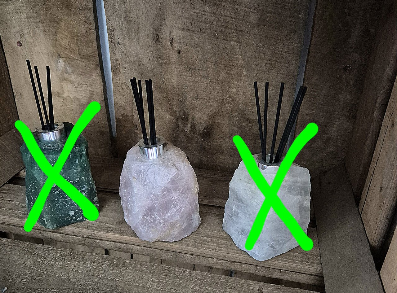 Edelsteen diffuser geurstokjes