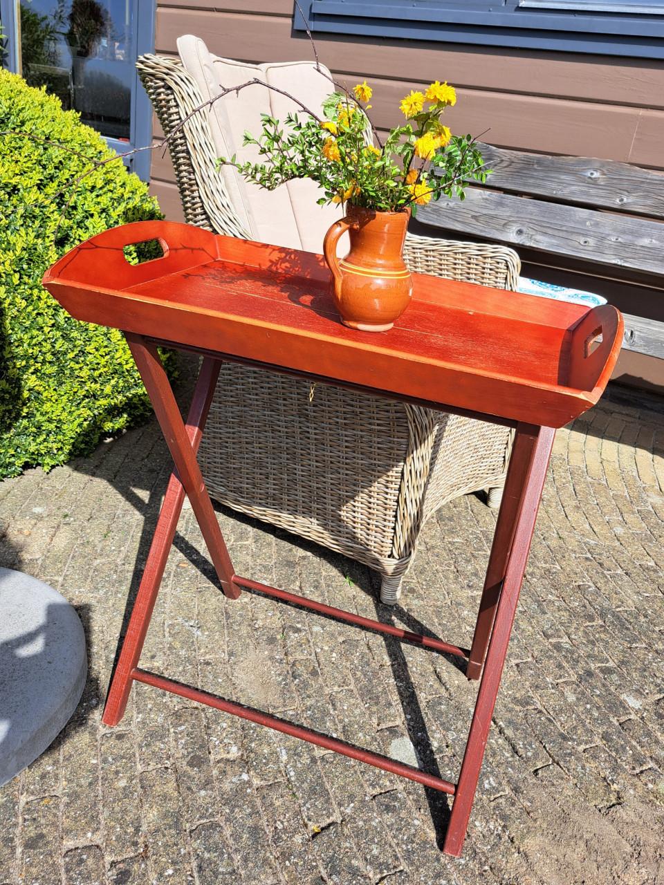 Inklapbare butlertray dienbladtafel