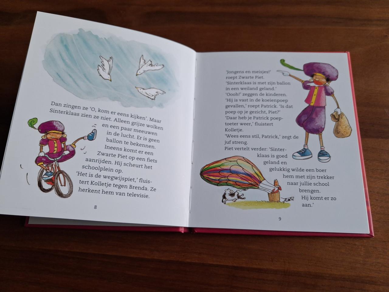 Kinderboek Kolletje tovert een zak met pakjes