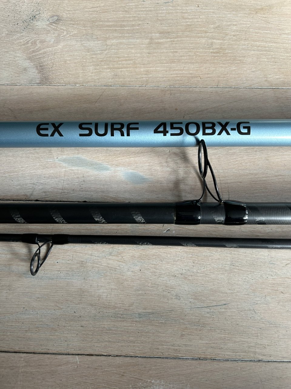 Te koop Shimano hyperloop 4.50 meter lang  bxg zeehengel