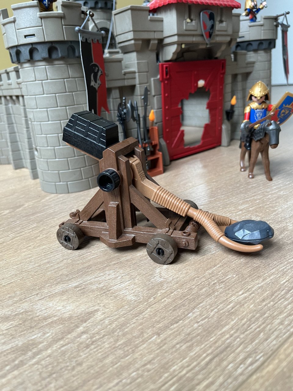 Playmobil ridder kasteel met extra poppetjes