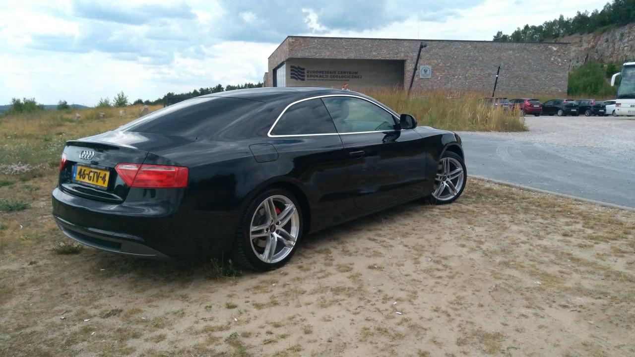 Audi A5 S-Line 1.8 TFSI Coupe (2008) – Zwart – Sportief & stijlvol