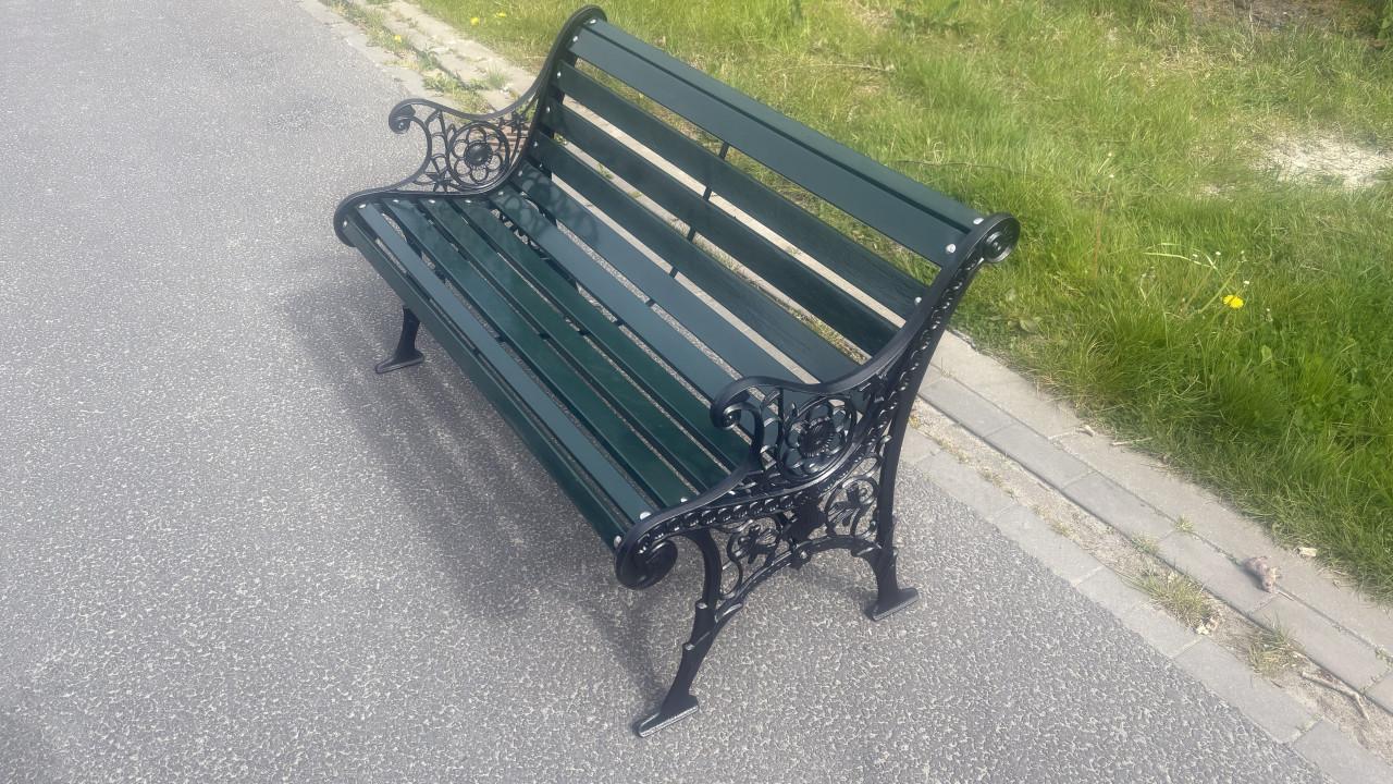 Gietijzeren tuinbank