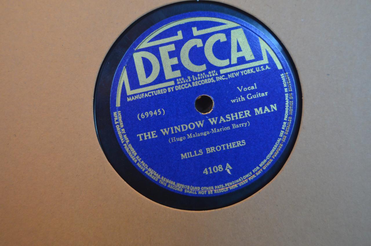 78 rpm Mills Brothers jaren '40 en '50 héél veel stuks. (6)