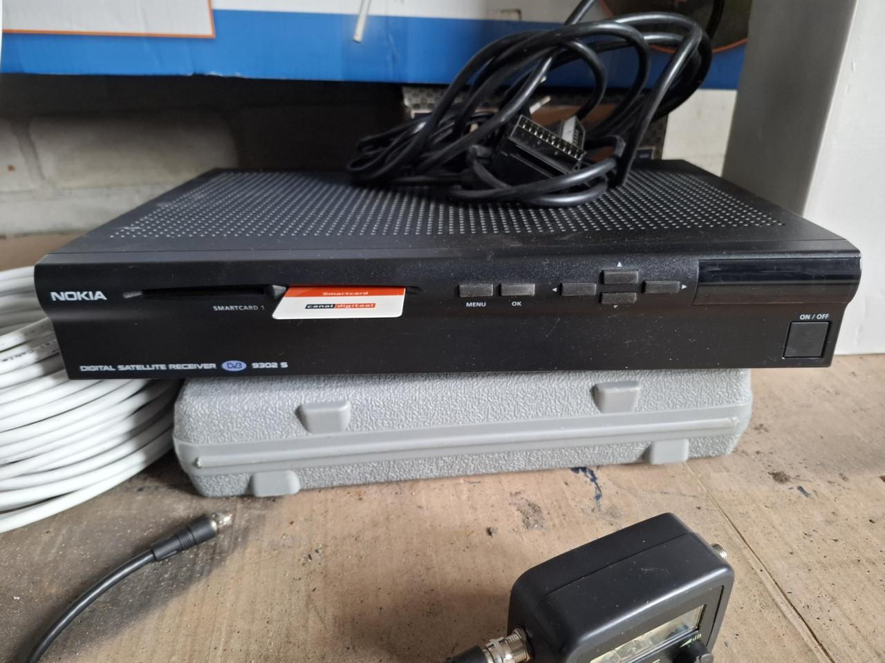 TV schotel-satelliet ontvanger + Receiver.