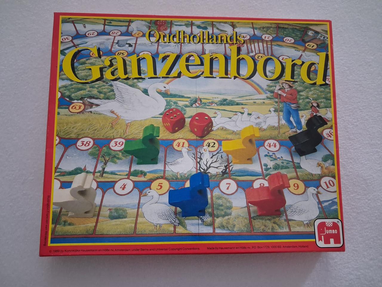 Ganzenbord 1989 Nieuw in doos