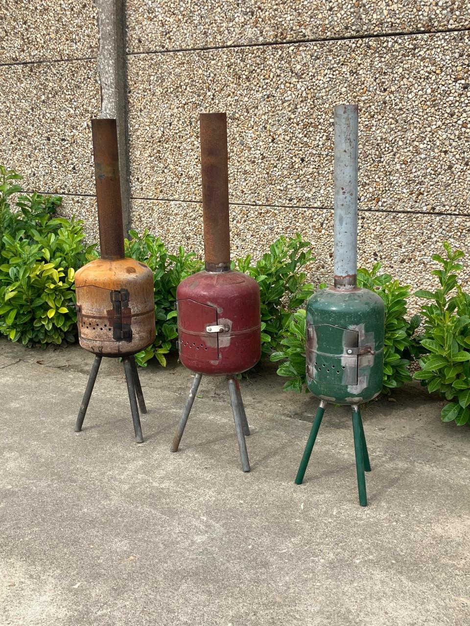 Handgemaakte tuinkachel