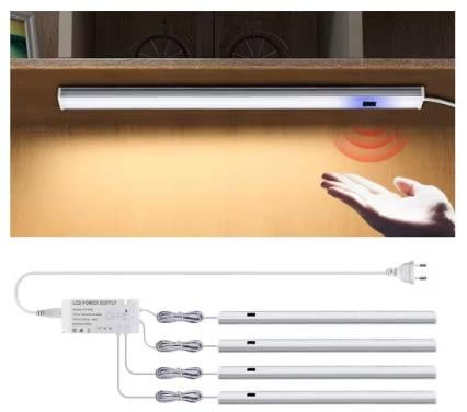 Nachtlampje met bewegingssensor Garderobekastlamp Keuken set 6 stuks