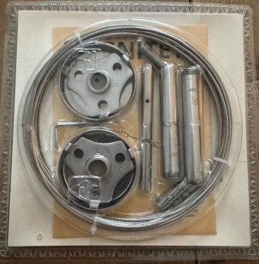 5 m staalkabel, IKEA Dignitet, roestvrij, ophangsysteem o.a. voor gordijnen