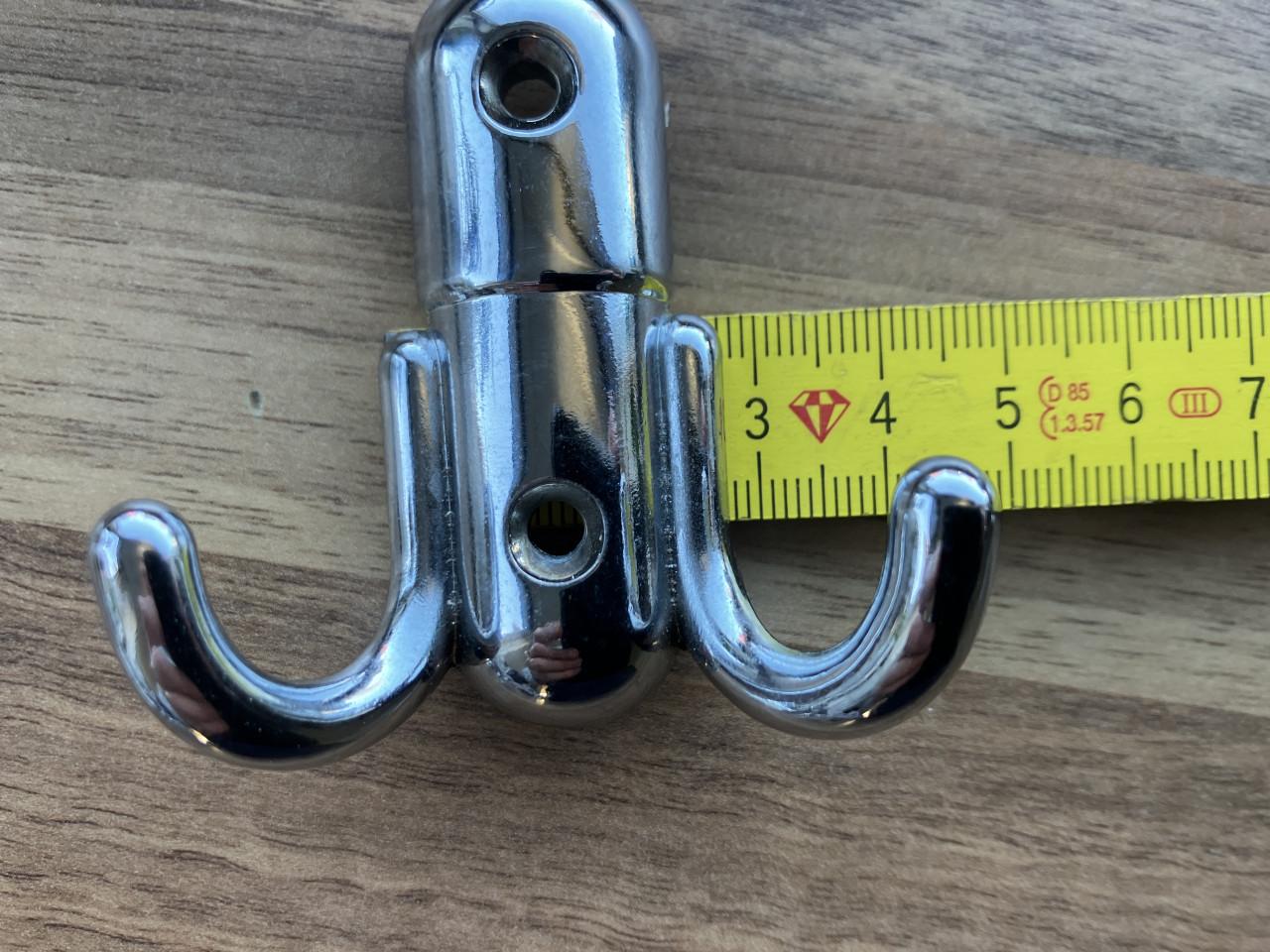 Vintage kleine kapstokhaken 4st