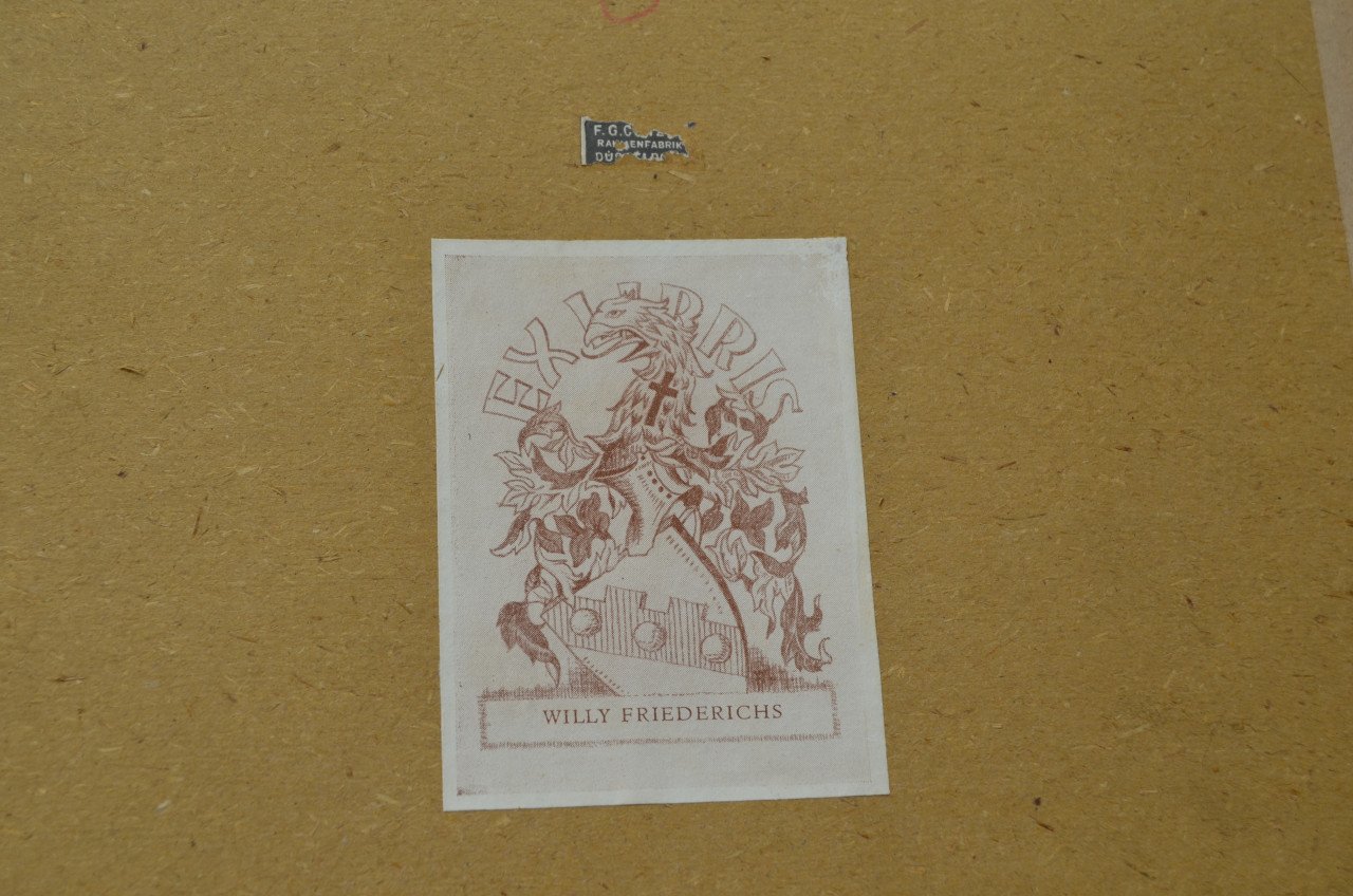 Belgische lithografische prenten van gebouwen (3)