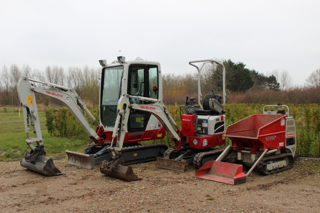 Mini shovel  giant/kubota Te Huur