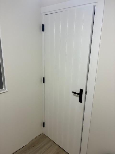 Opgeklampte landelijke binnendeur op maat