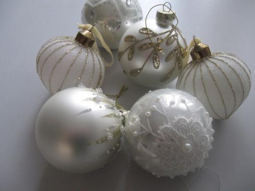 6 Grote kerstballen