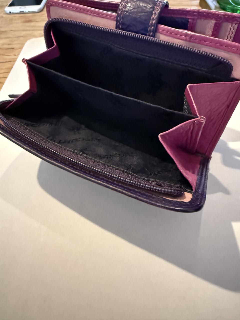 100% leren portemonnee Merk: Visconti