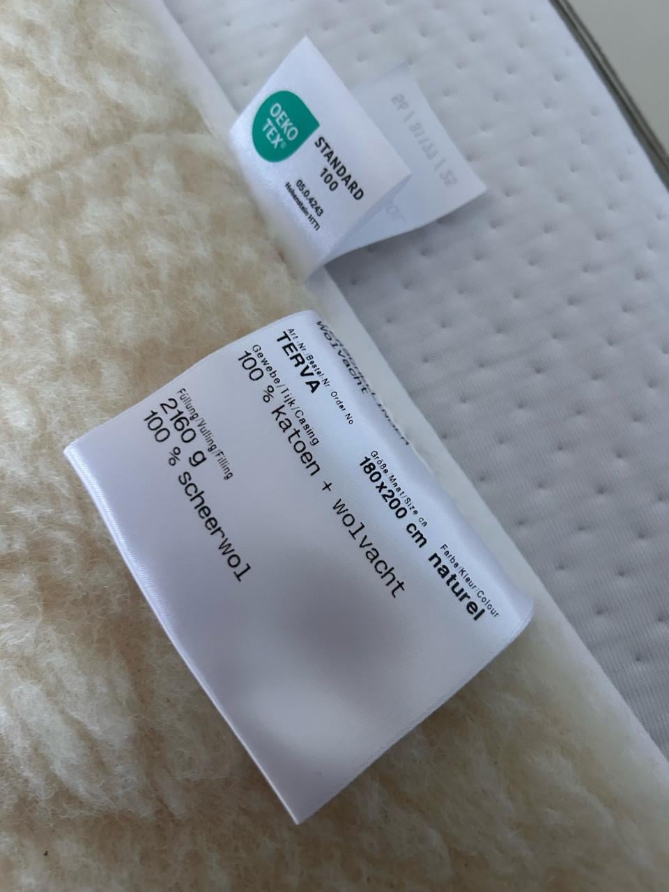 Schapenvacht onderdeken