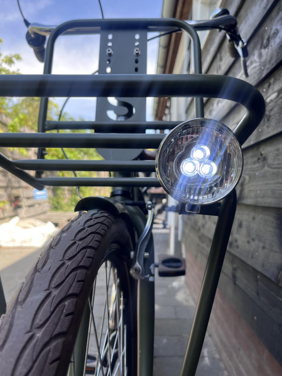 Mooie Spirit transportfiets - olijfgroen - 3 versnellingen