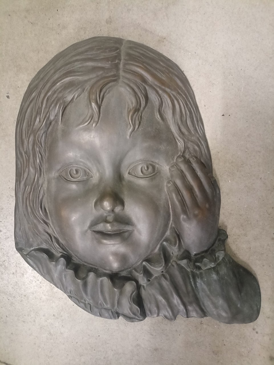 Bronzen tuin/wand decoratie