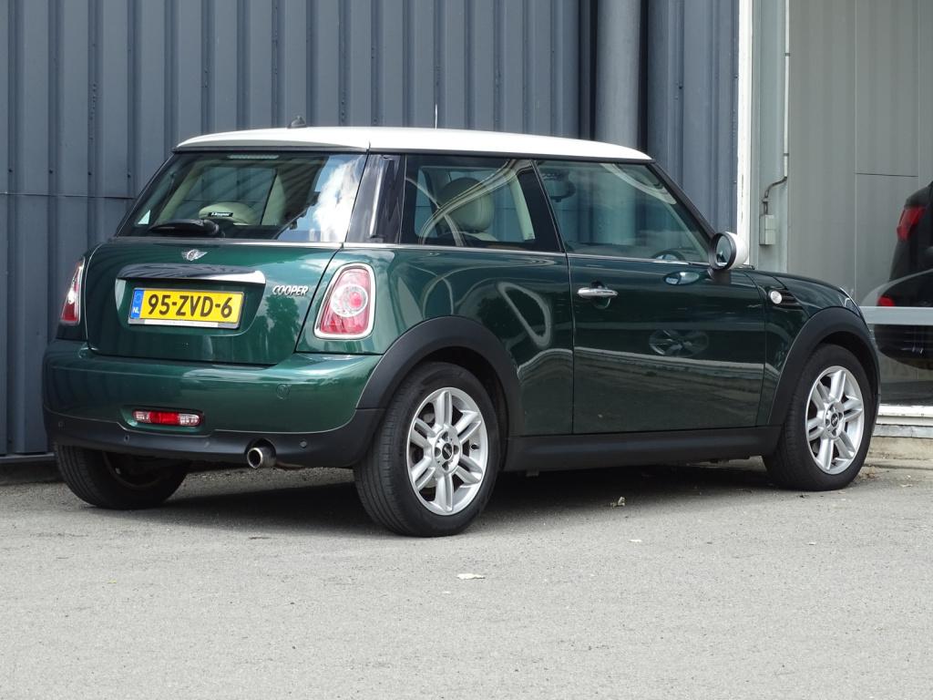 Mini 3-deurs 1.6 cooper chili british racing green | leder | bluetooth