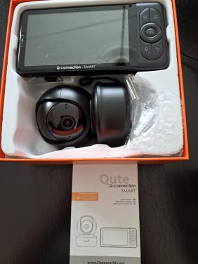 Qute Beeldbabyfoon Q-Connection Smart WIFI 2-IN-1 5HD - Zwart