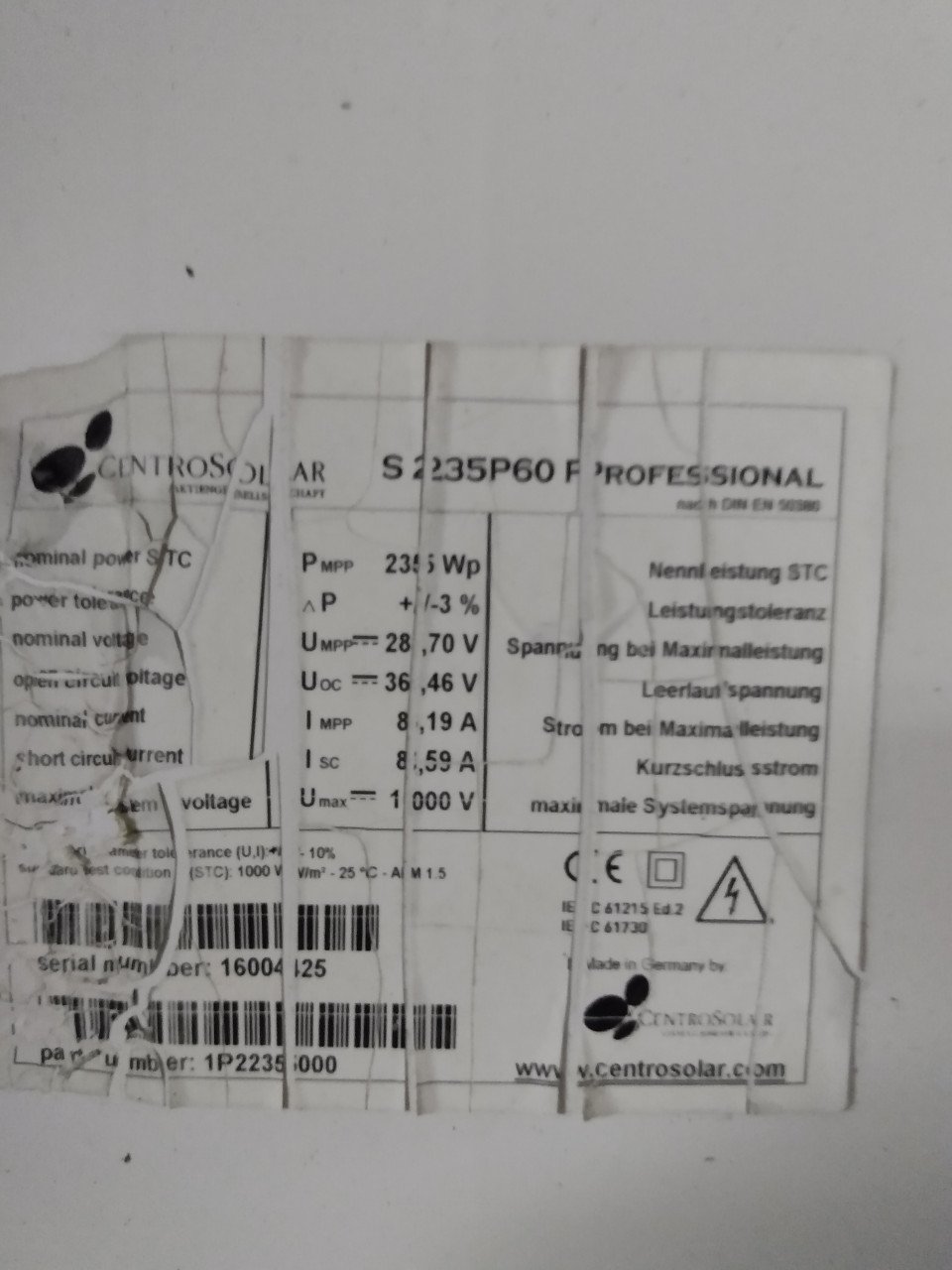 Compleet set zonnepanelen