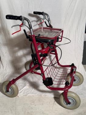 Rolator kleur donker rood.