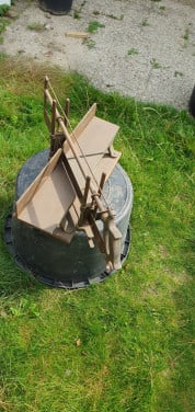Verstekzaag antiek werkend