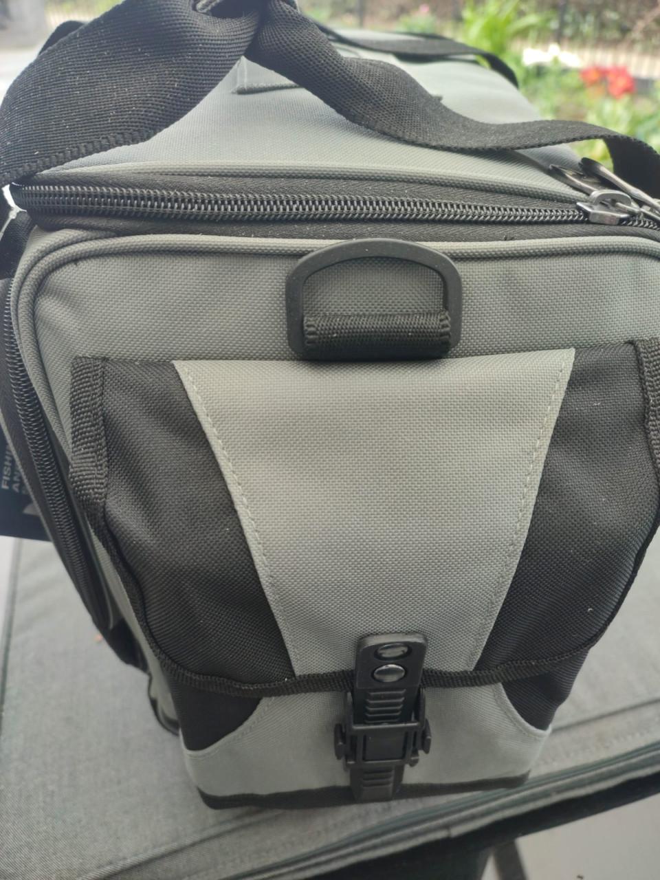 Mooie en stevige vis tas.