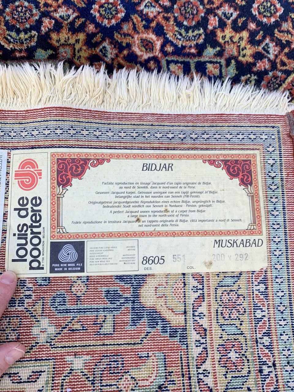 ✨Schitterende Sfeervolle Bidjar van Louis de Poortere✨