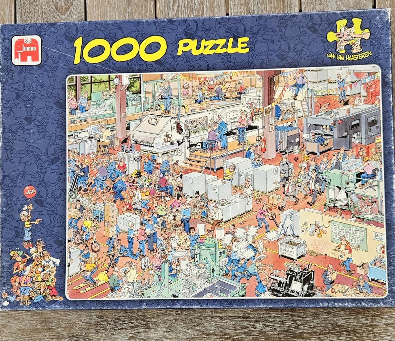 Jan van haasteren puzzels en 1 wasgij puzzel