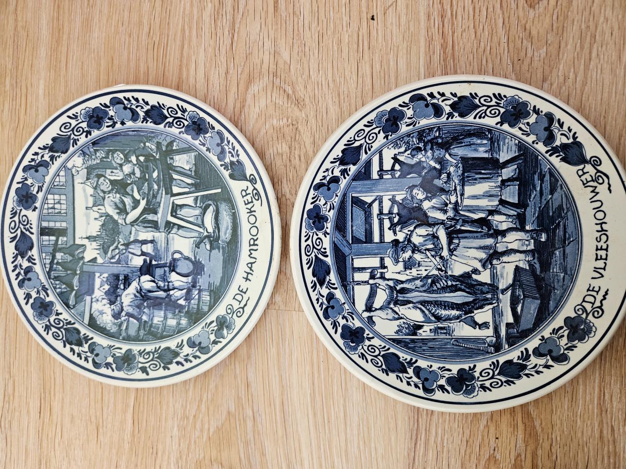 Delfs blauwe borden