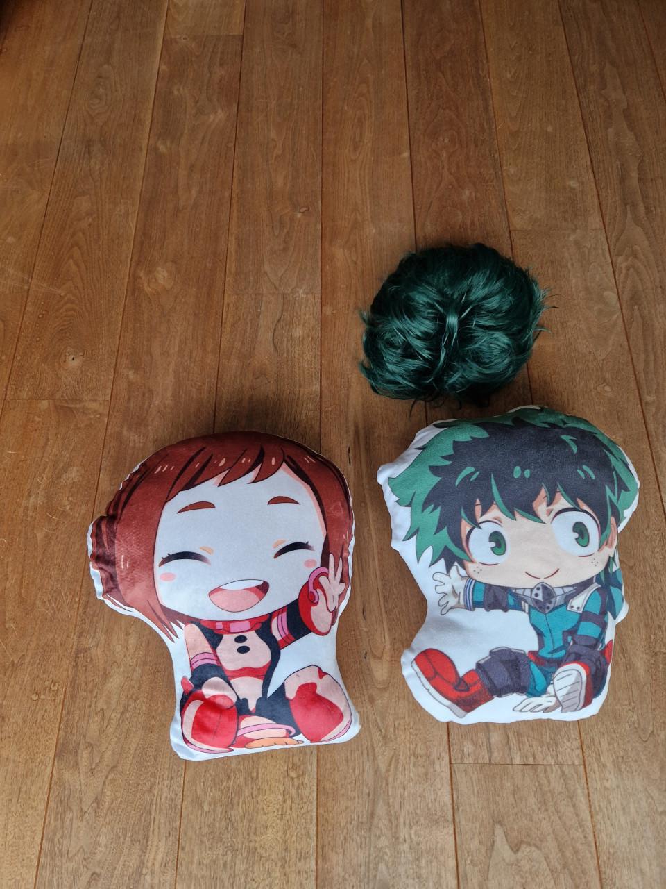 Kussens Anime Deku en Ochaco van My Hero Academia